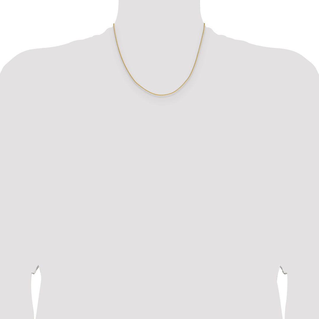 10K Yellow Gold 1.5mm Cable Chain