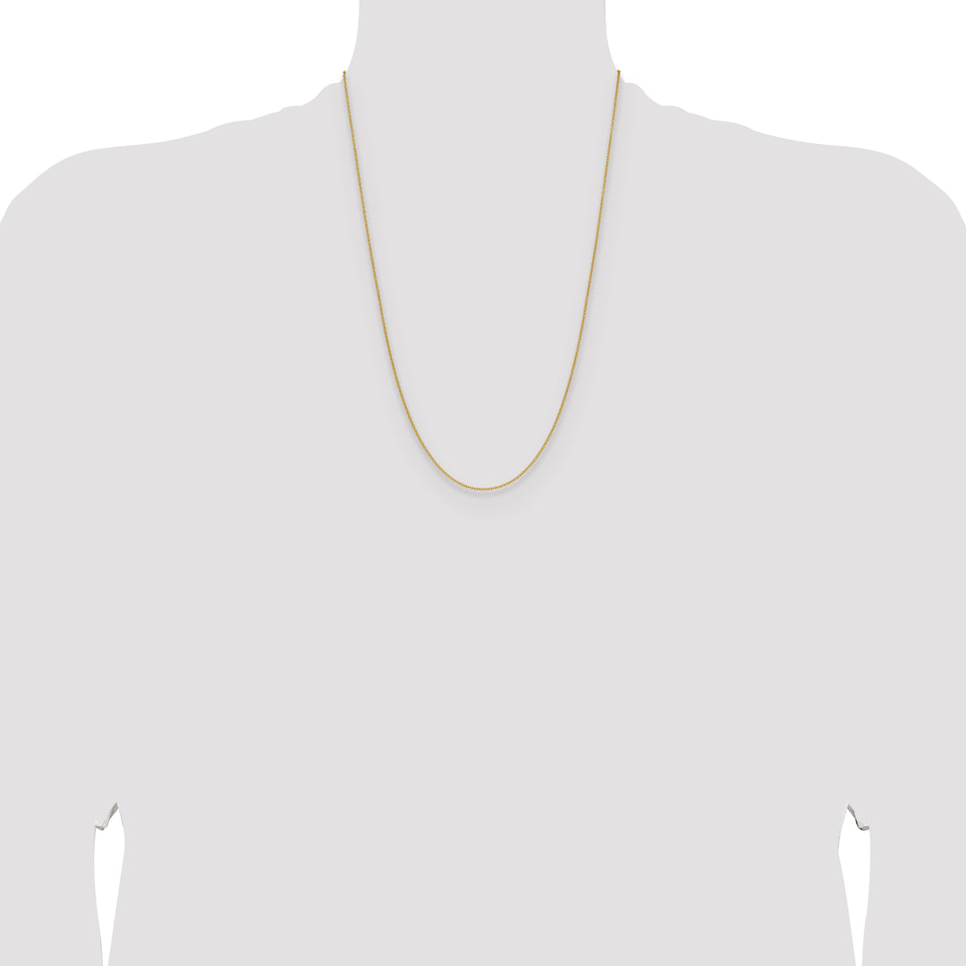 10K Yellow Gold 1.5mm Cable Chain
