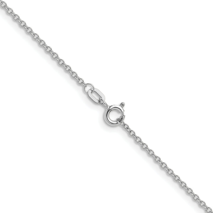 10K White Gold 1.5mm Cable Chain