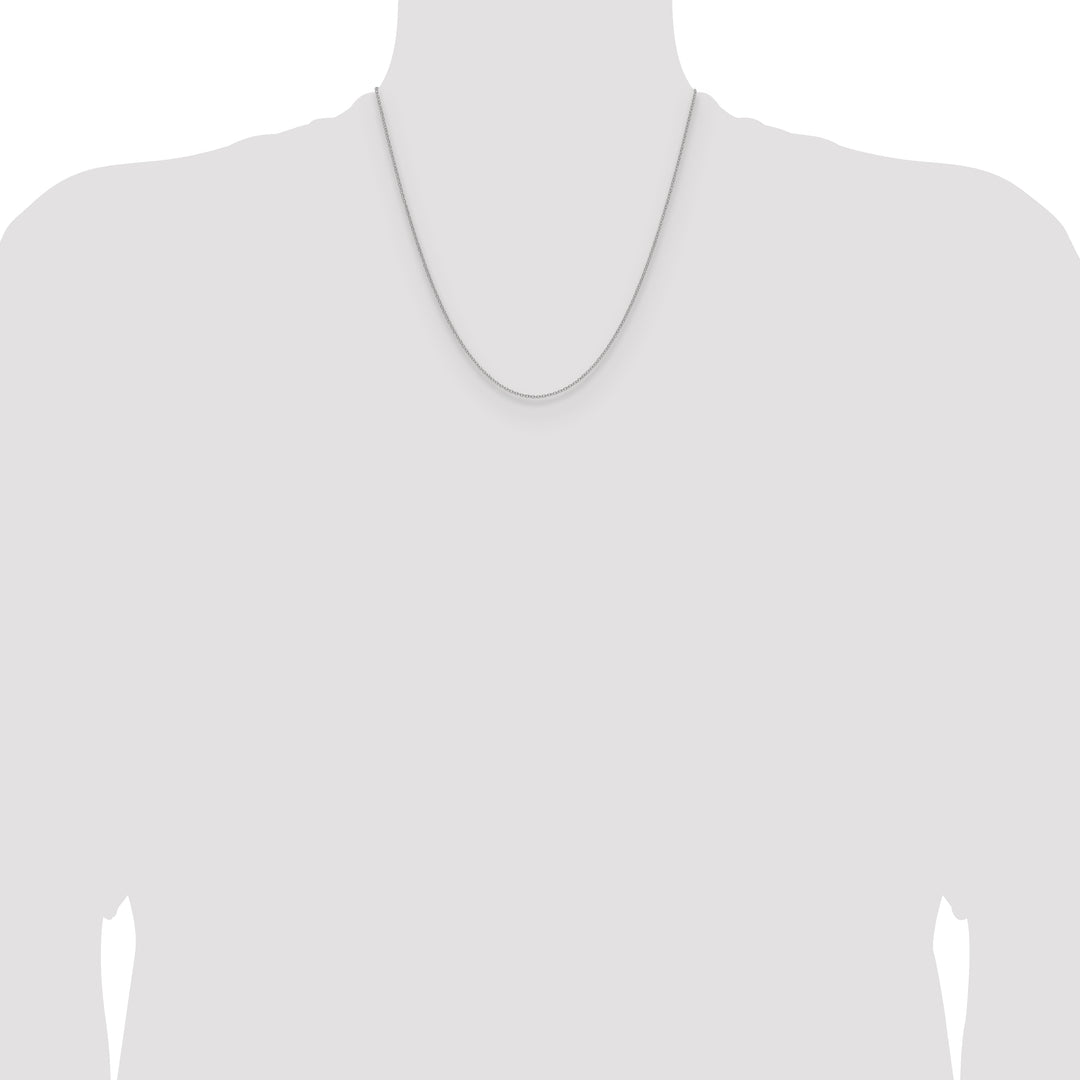 10K White Gold 1.5mm Cable Chain
