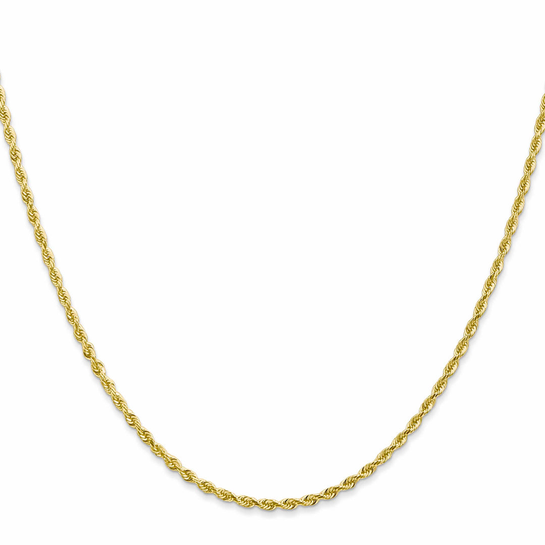 10K Yellow Gold 2mm D.C. Quadruple Rope Chain