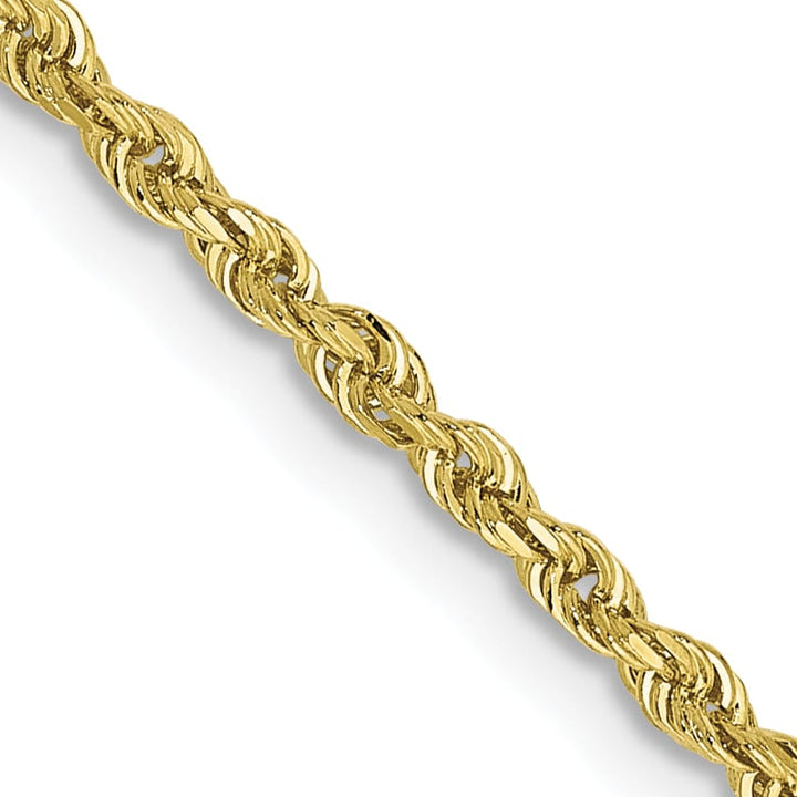 10K Yellow Gold 2mm D.C. Quadruple Rope Chain