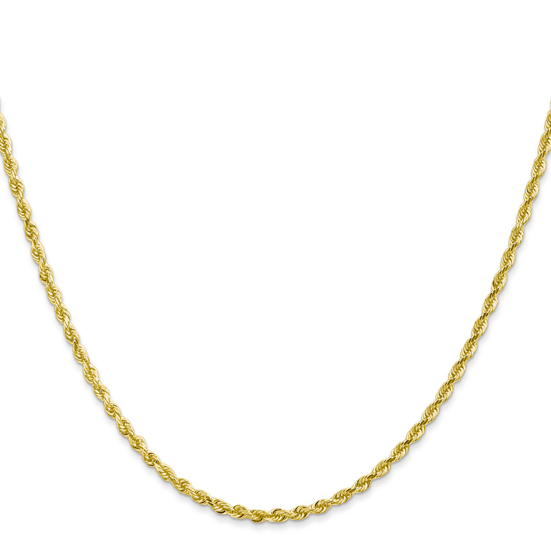 10K Yellow Gold 2.25mm D.C. Quadruple Rope Chain