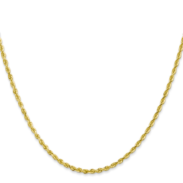 10K Yellow Gold 2.25mm D.C. Quadruple Rope Chain