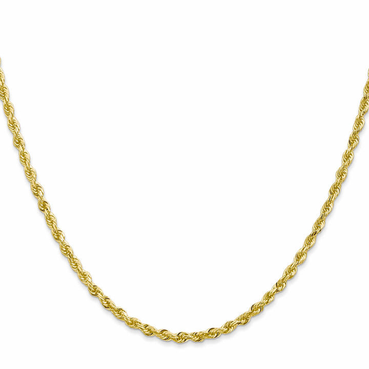 10K Yellow Gold 2.75mm D.C. Quadruple Rope Chain