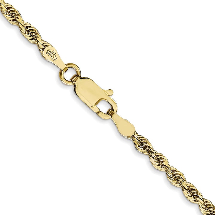 10K Yellow Gold 2.75mm D.C. Quadruple Rope Chain