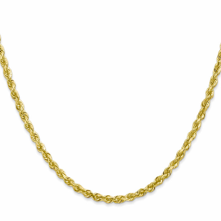 10K Yellow Gold 3.35mm D.C. Quadruple Rope Chain