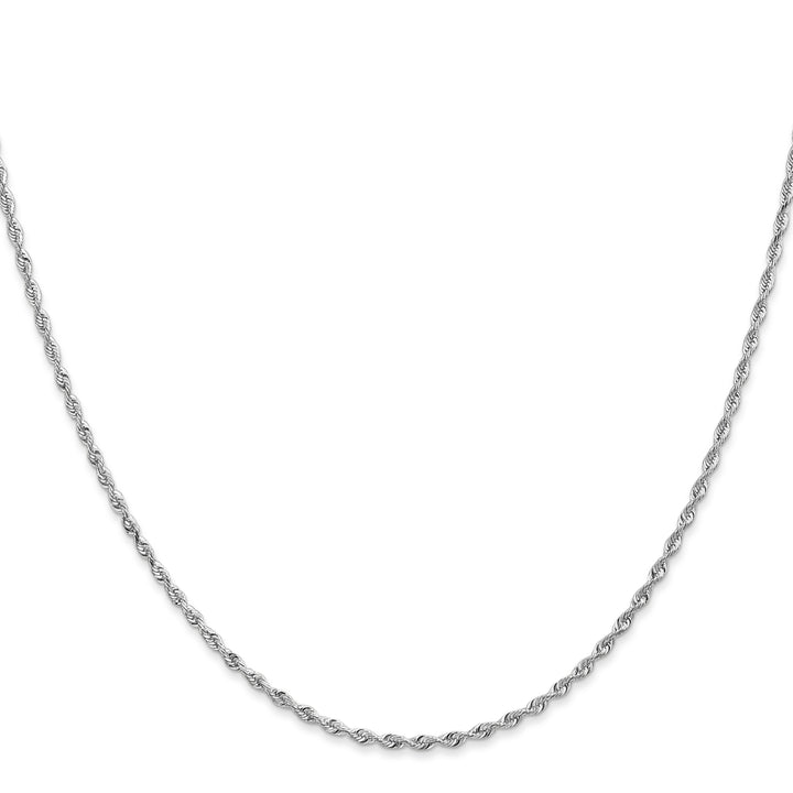 10K White Gold 1.85mm D.C. Quadruple Rope Chain