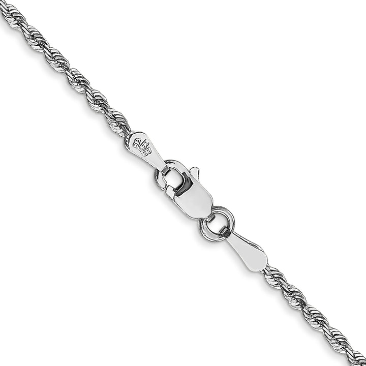 10K White Gold 1.85mm D.C. Quadruple Rope Chain