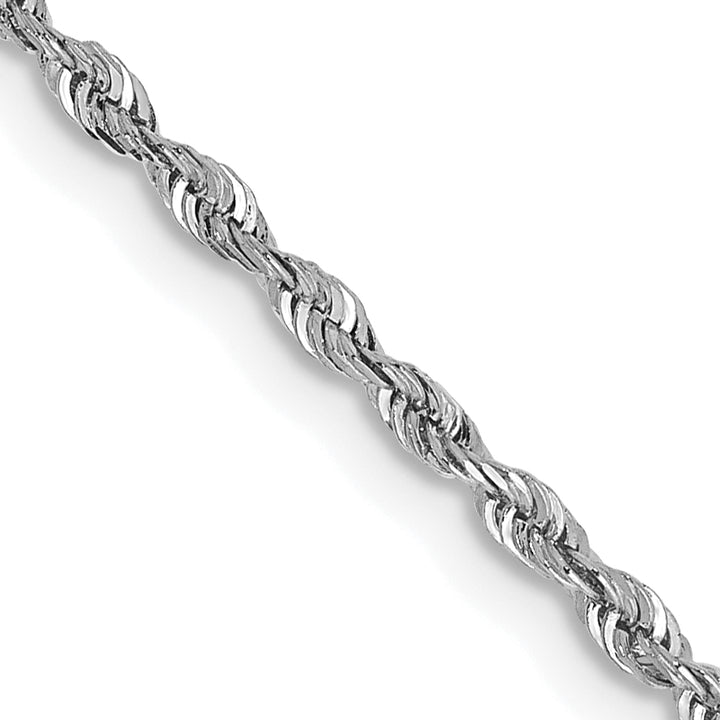 10K White Gold 1.85mm D.C. Quadruple Rope Chain