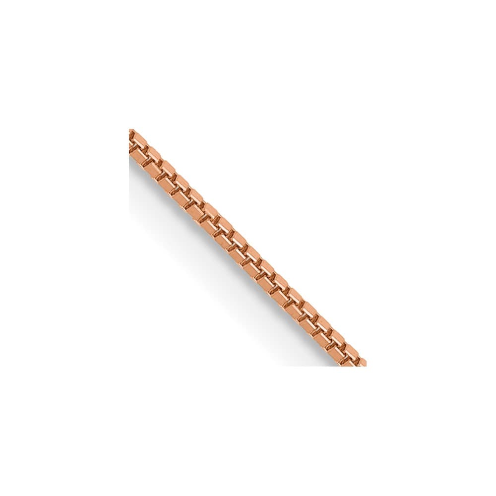 10K Rose Gold .70mm Box Chain