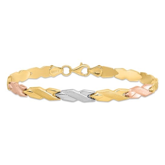 10K Two-Tone Gold Bracelet