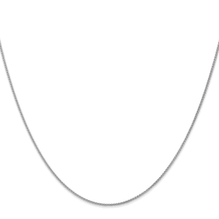 10K White Gold 1.05mm Spiga Chain