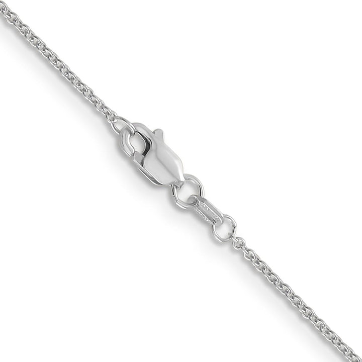 10K White Gold 1.2mm Cable Chain