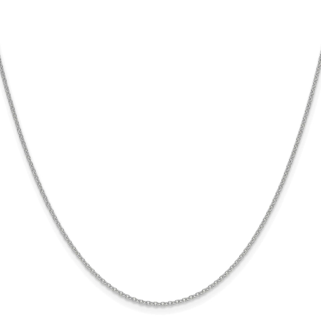 10K White Gold 1.5mm Cable Chain