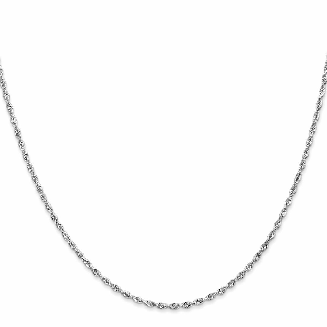 10K White Gold 1.85mm D.C. Quadruple Rope Chain 26 Inch