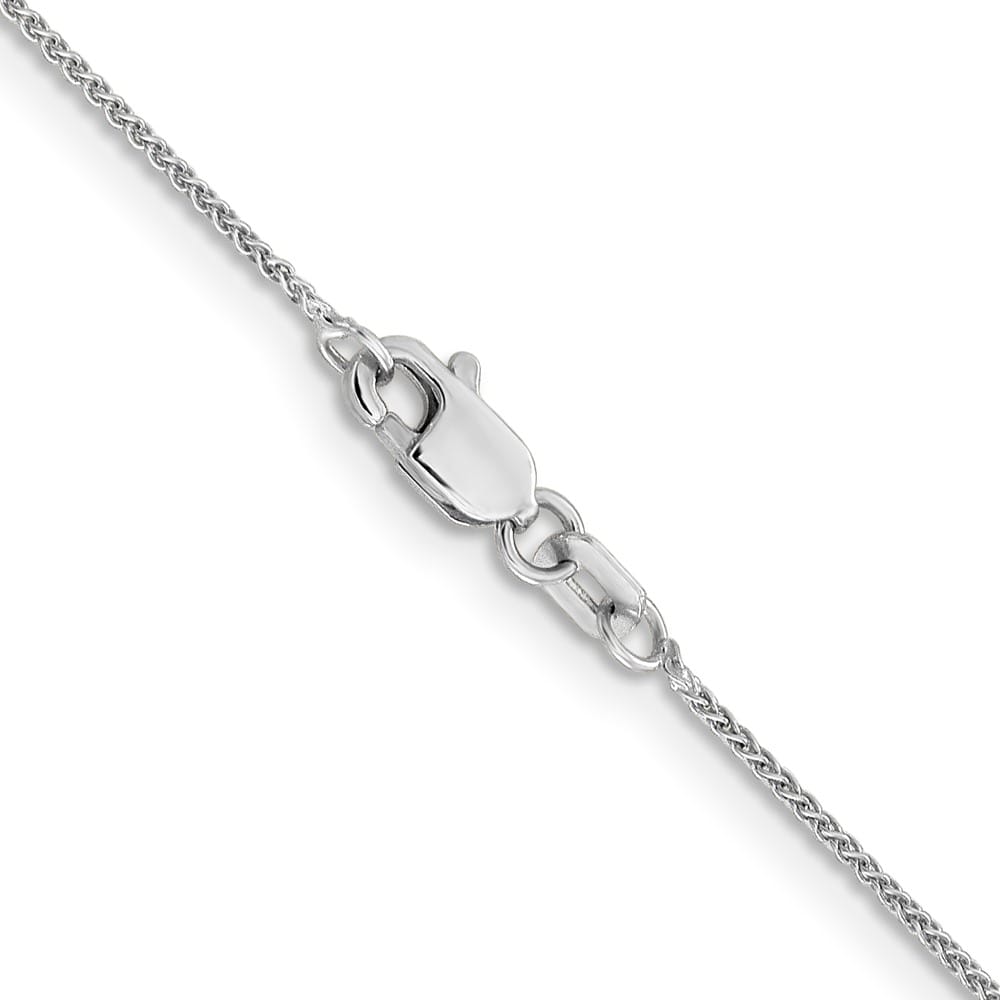 10K White Gold .85mm Spiga Chain