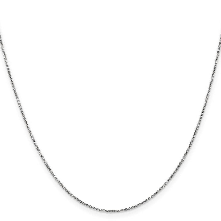 10K White Gold .9mm Cable Chain