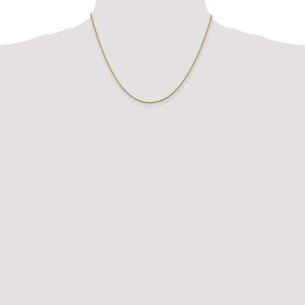 10K Yellow Gold 1.05mm Box Chain Size 18