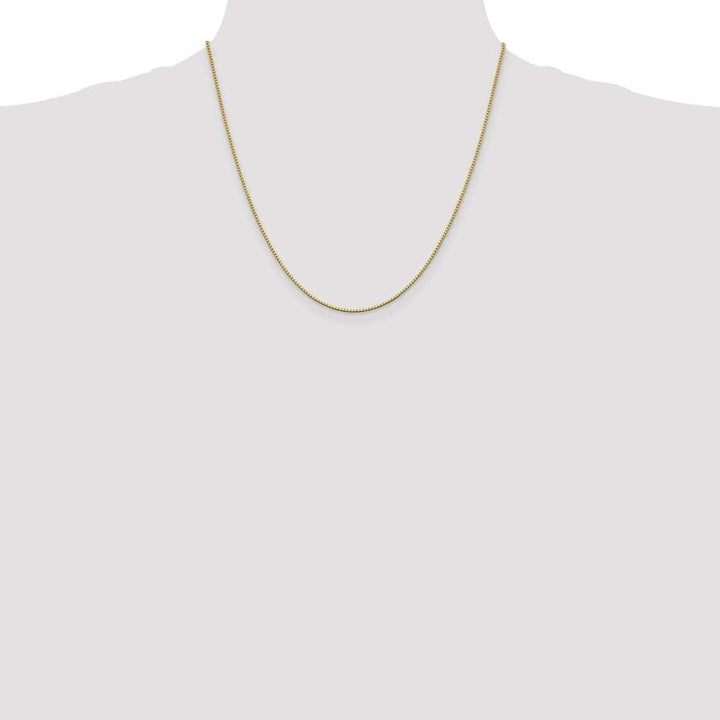 10K Yellow Gold 1.05mm Box Chain Size 20