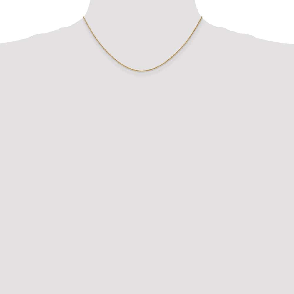 10K Yellow Gold 1.05mm Spiga Chain Size 16