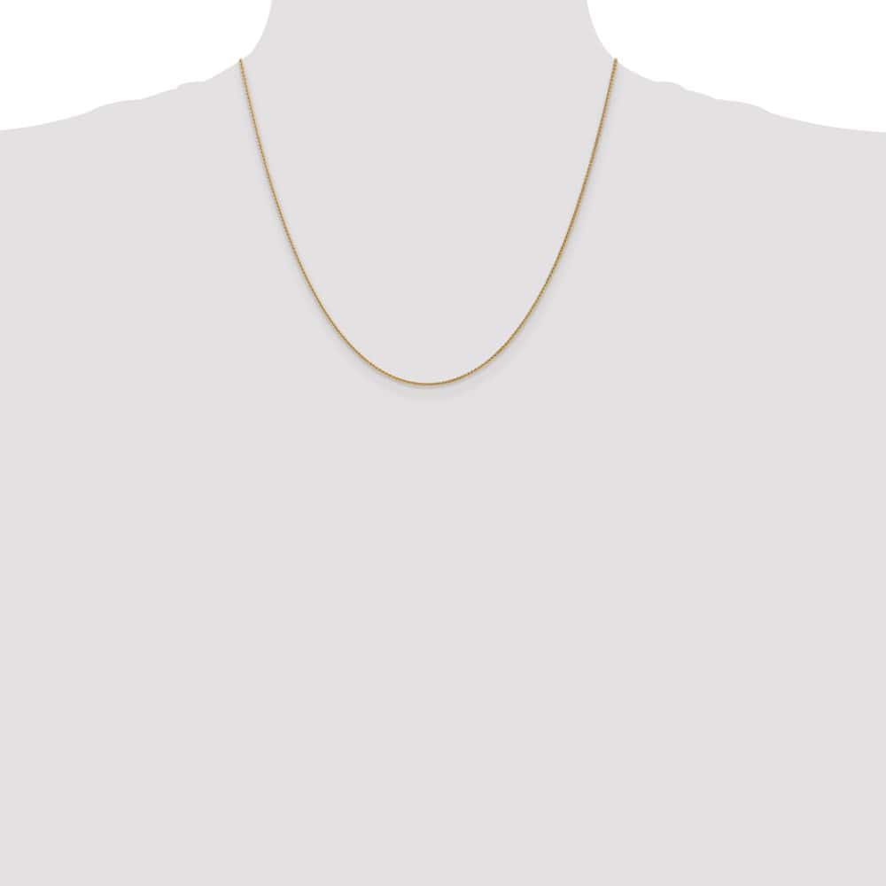 10K Yellow Gold 1.05mm Spiga Chain Size 20