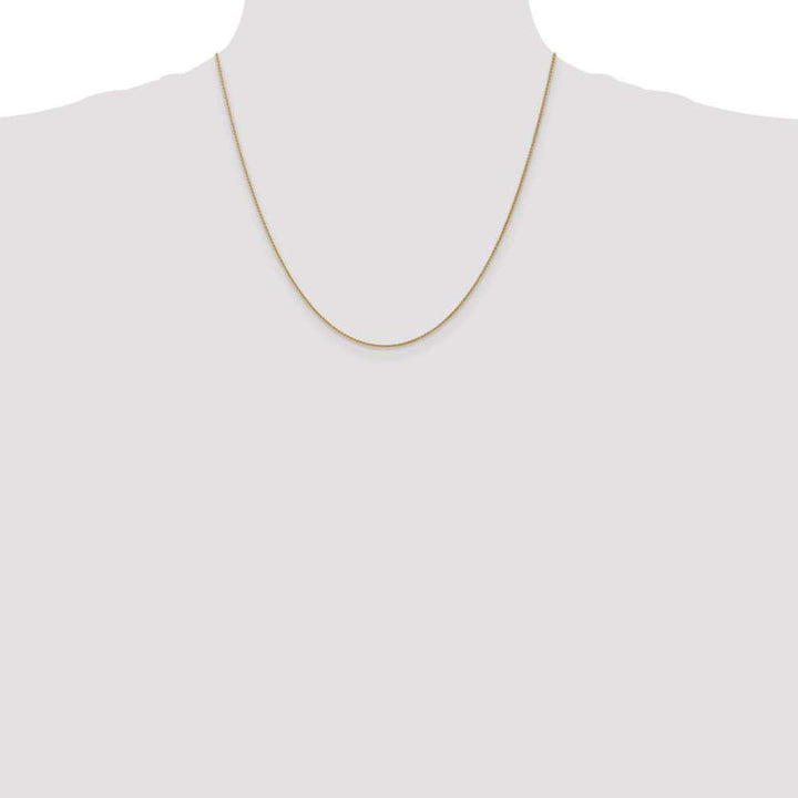 10K Yellow Gold 1.05mm Spiga Chain Size 20