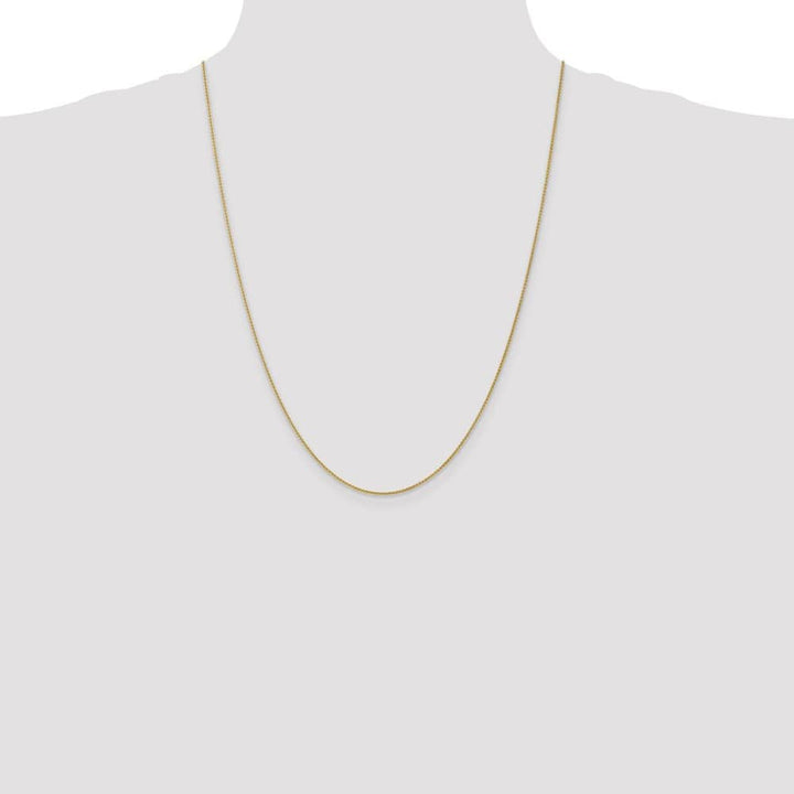 10K Yellow Gold 1.05mm Spiga Chain Size 24