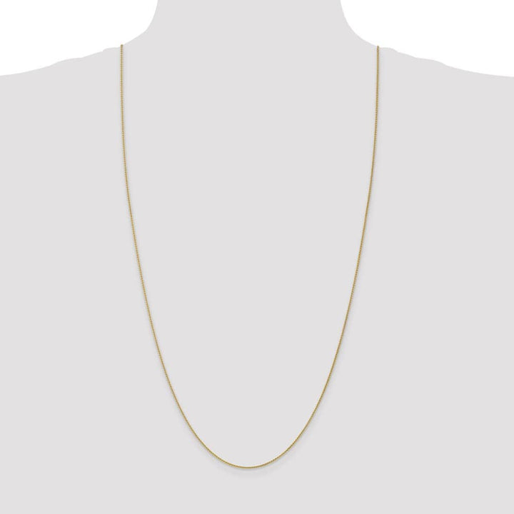 10K Yellow Gold 1.05mm Spiga Chain Size 30