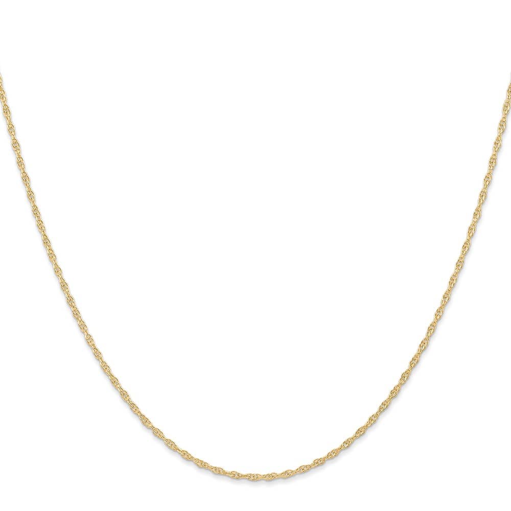 10K Yellow Gold 1.15mm Carded Cable Rope Chain