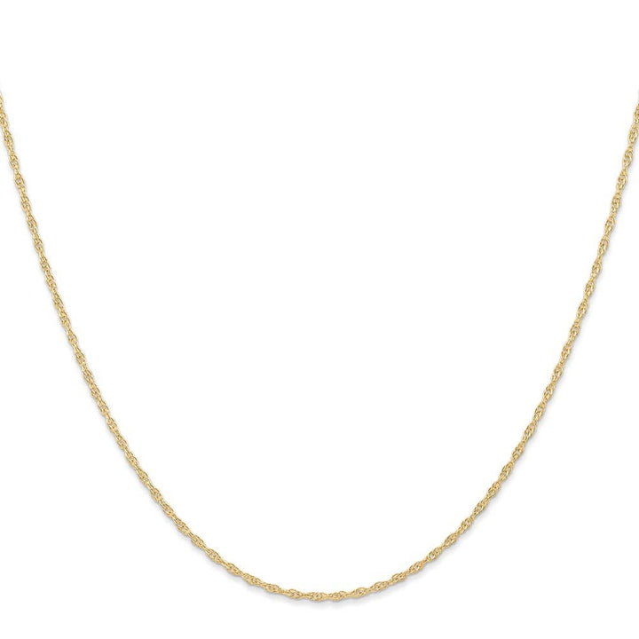 10K Yellow Gold 1.15mm Carded Cable Rope Chain
