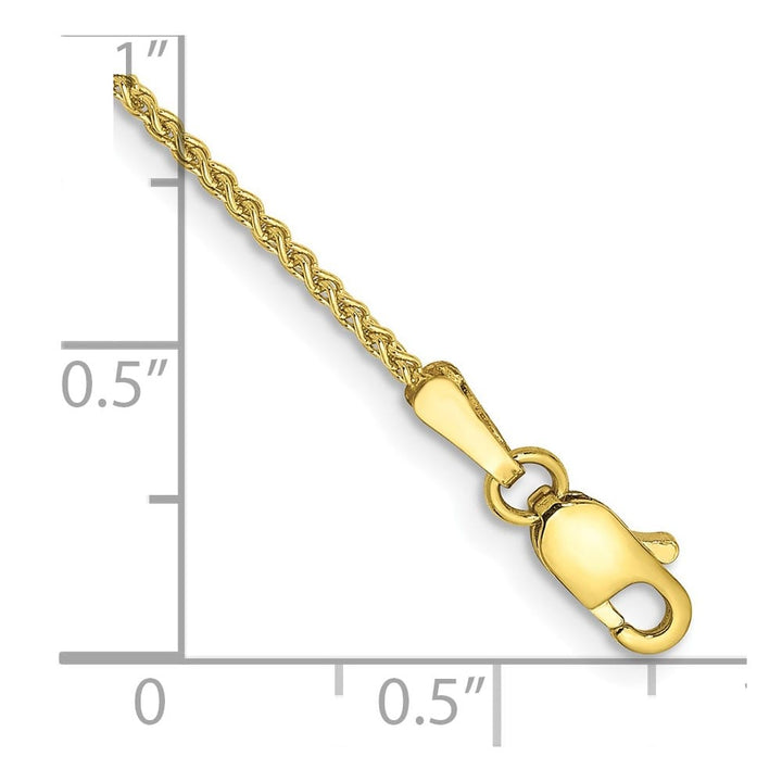 10K Yellow Gold 1.25mm Spiga Chain