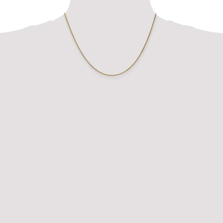 10K Yellow Gold 1.25mm Spiga Chain Size 18