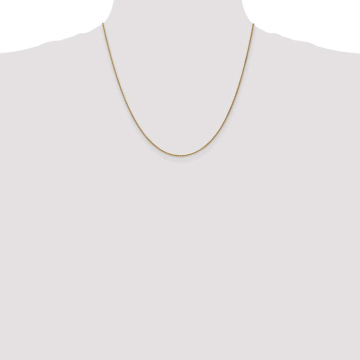 10K Yellow Gold 1.25mm Spiga Chain Size 20