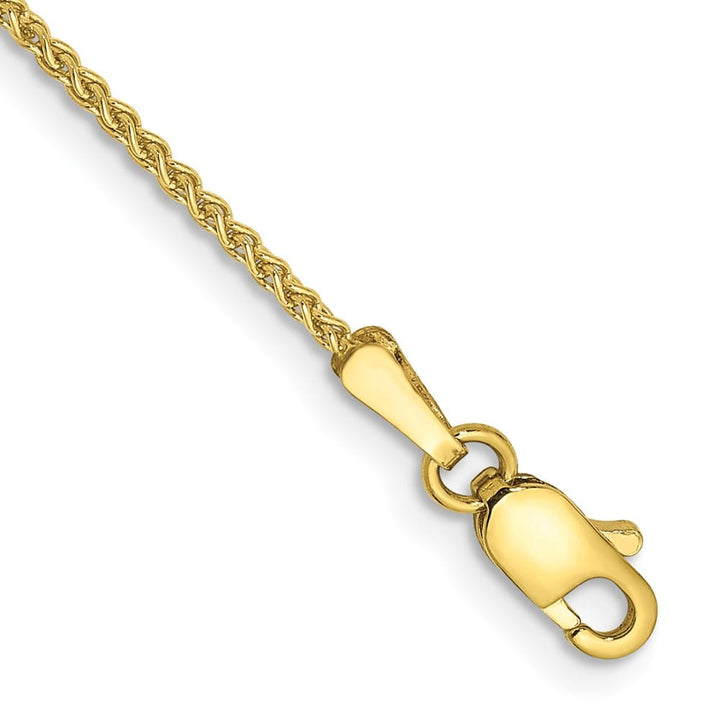 10K Yellow Gold 1.25mm Spiga Chain Size 7