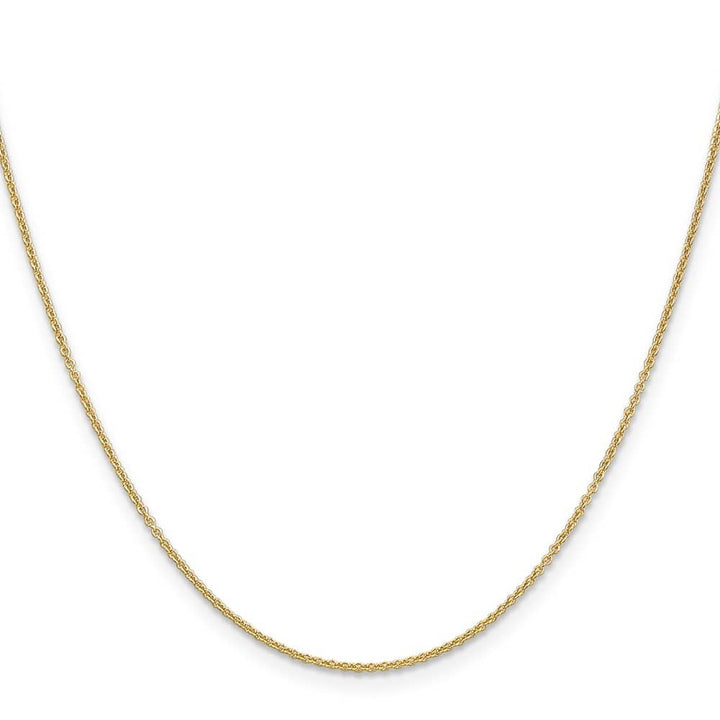 10K Yellow Gold 1.2mm Cable Chain