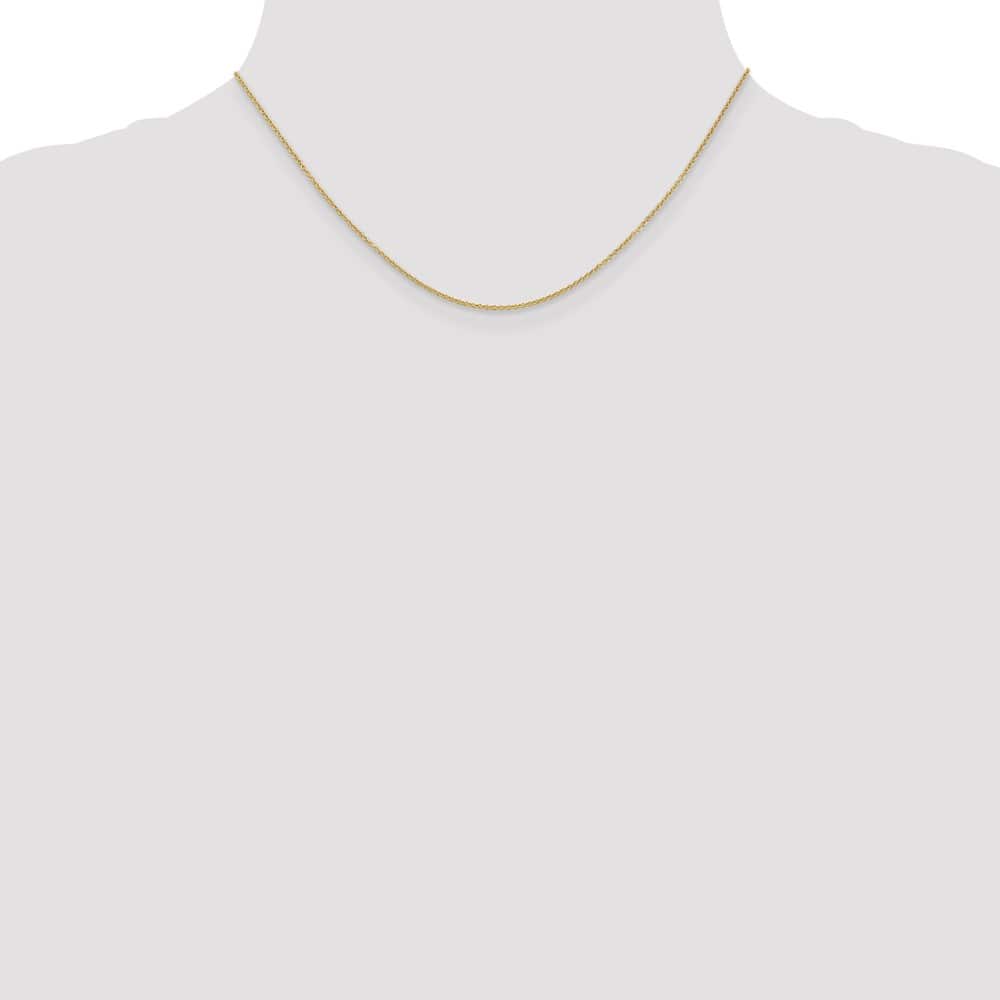 10K Yellow Gold 1.2mm Cable Chain Size 16