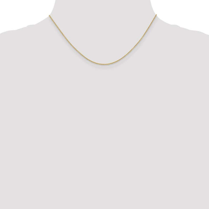 10K Yellow Gold 1.2mm Cable Chain Size 16