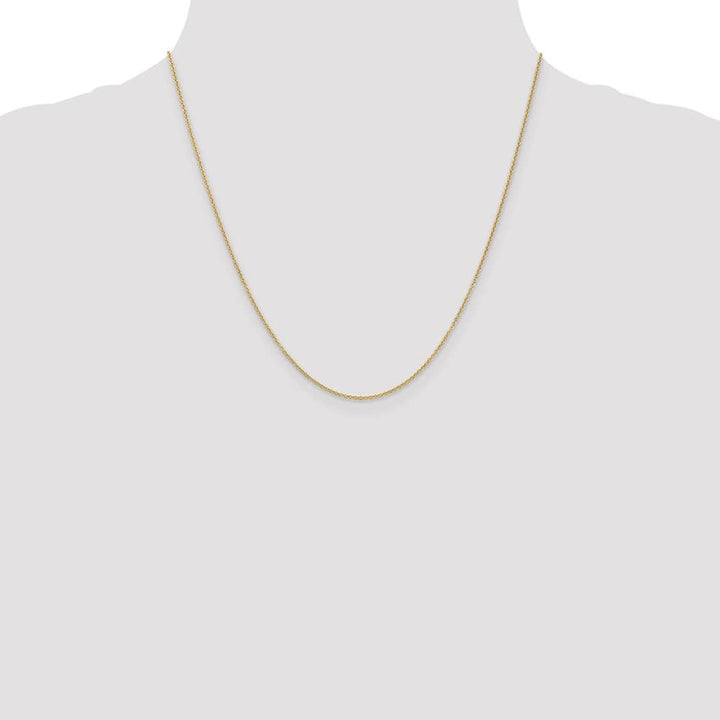 10K Yellow Gold 1.2mm Cable Chain Size 20