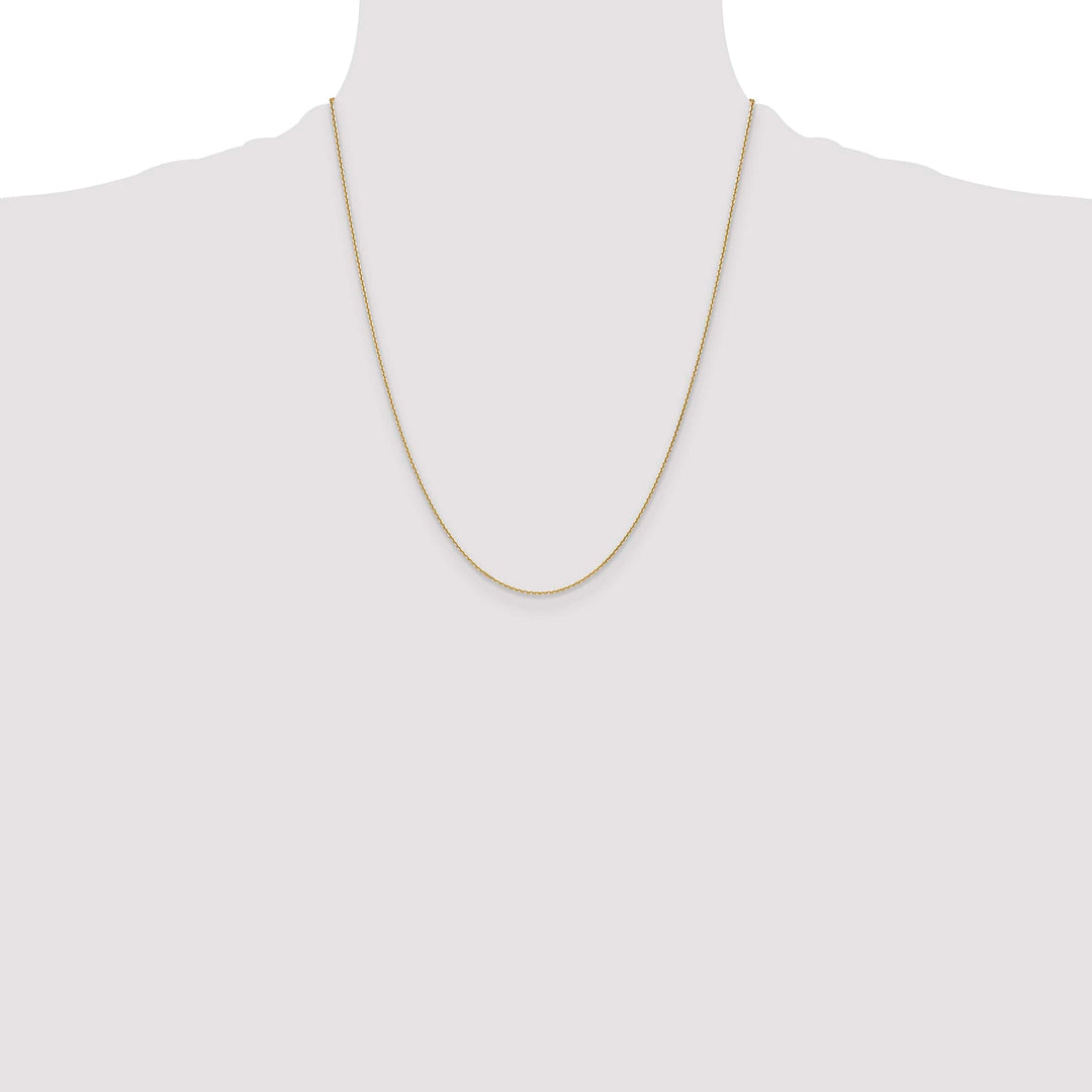 10K Yellow Gold 1.2mm D.C. Cable Chain