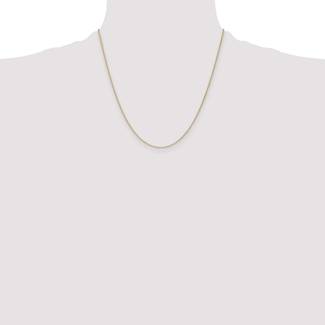 10K Yellow Gold 1.2mm D.C. Cable Chain