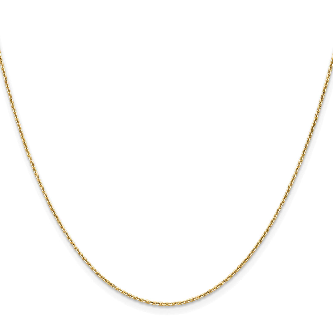 10K Yellow Gold 1.2mm D.C. Cable Chain
