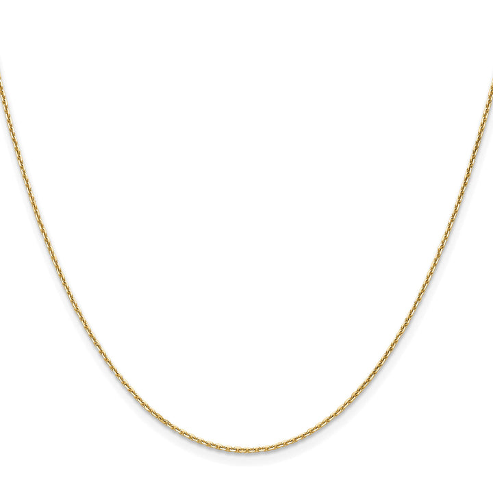 10K Yellow Gold 1.2mm D.C. Cable Chain