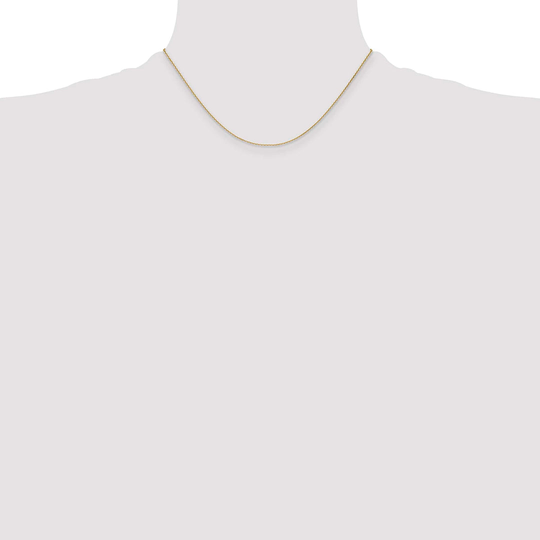 10K Yellow Gold 1.2mm D.C. Cable Chain