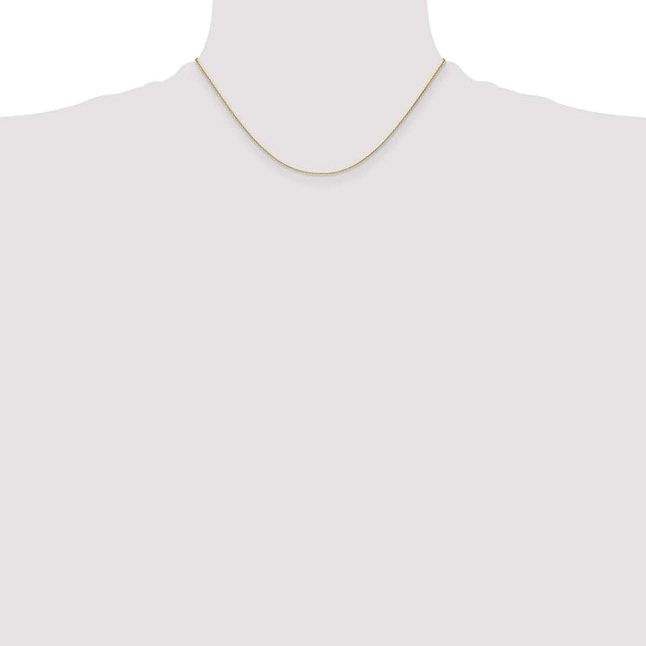 10K Yellow Gold 1.2mm D.C. Cable Chain