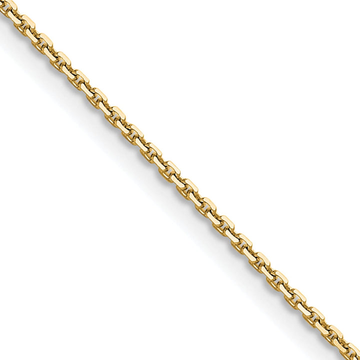 10K Yellow Gold 1.2mm D.C. Cable Chain