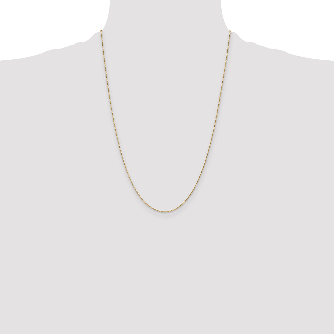 10K Yellow Gold 1.2mm D.C. Cable Chain