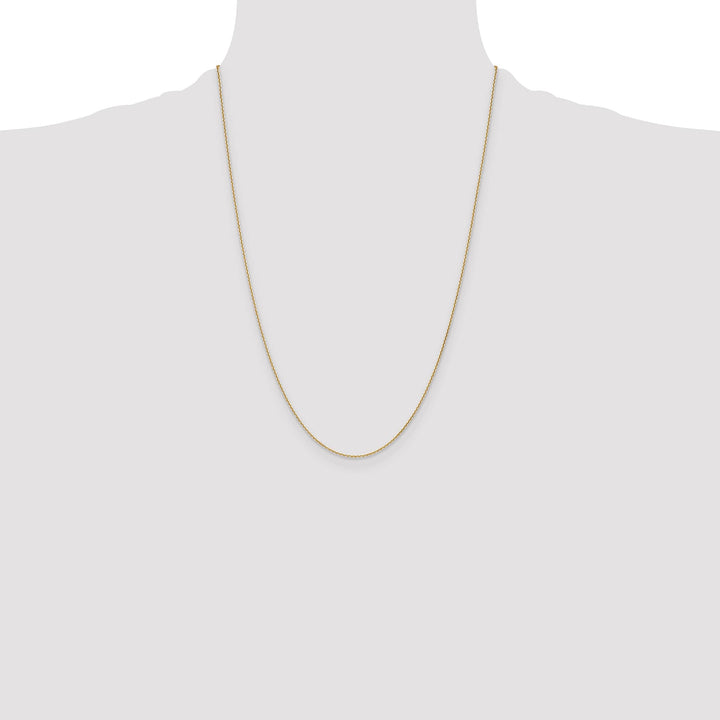 10K Yellow Gold 1.2mm D.C. Cable Chain