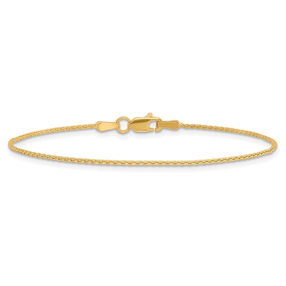 10K Yellow Gold 1.2mm Parisian Wheat Chain