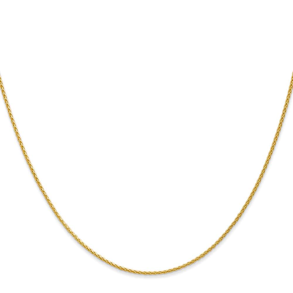 10K Yellow Gold 1.2mm Parisian Wheat Chain